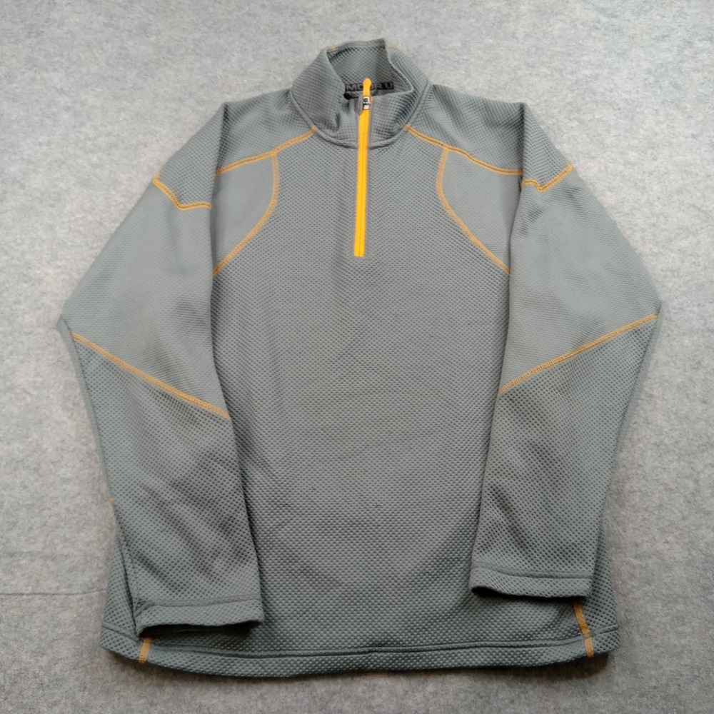 Under‎ Armour Pullover Men Large Quarter Zip Waffle All Season Gear Loose Fit UA
